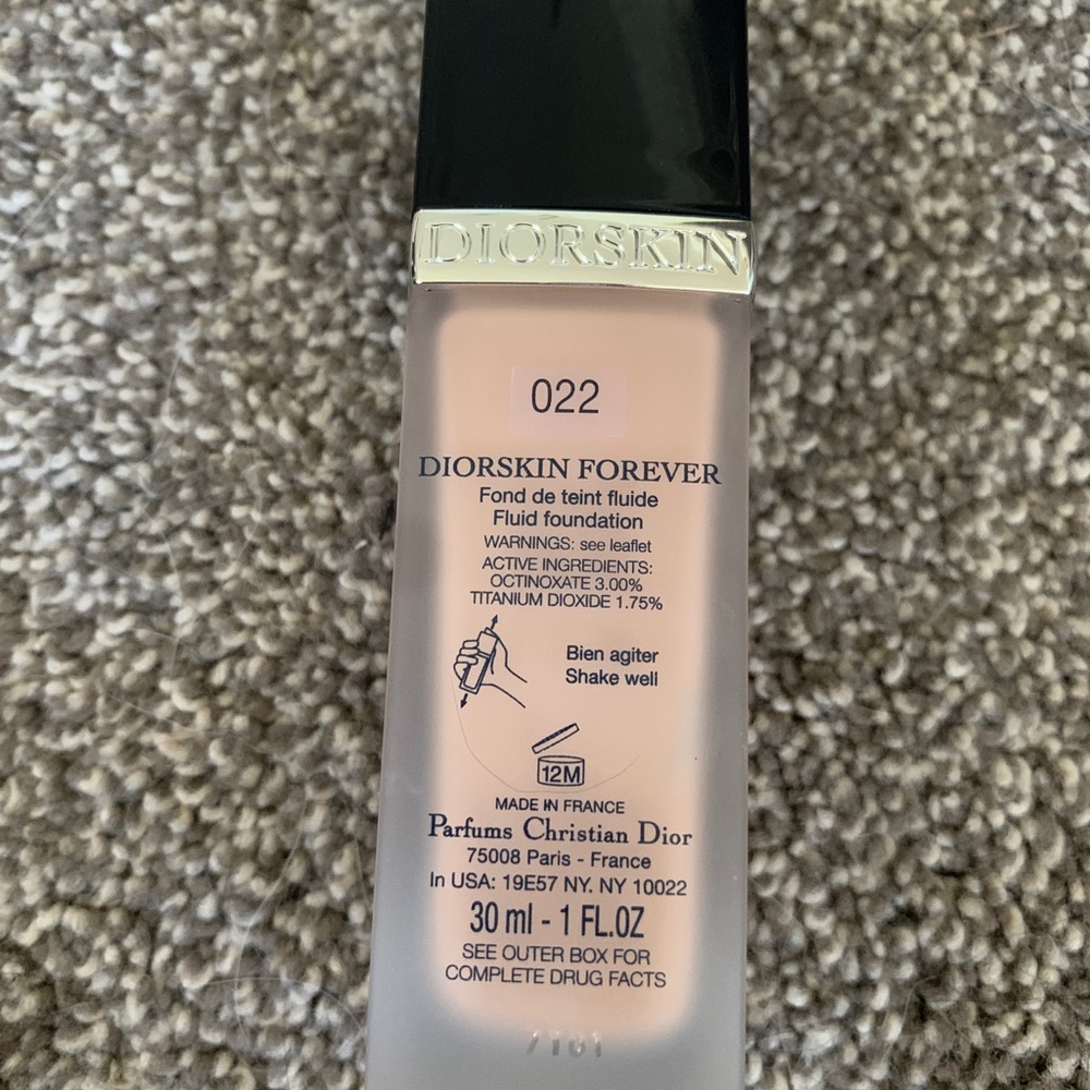 Dior Forever Foundation shade 022
